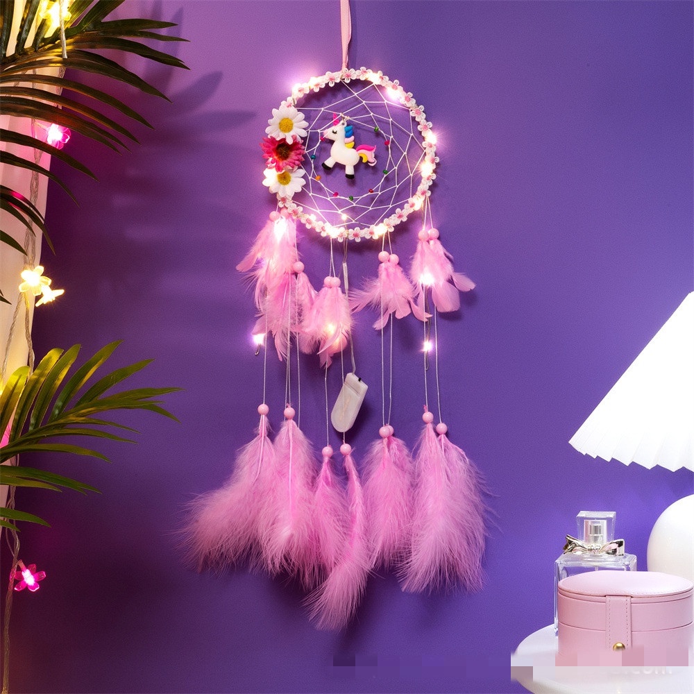 Dream Catcher Hình Kỳ Lân Xinh Xắn Sáng Tạo