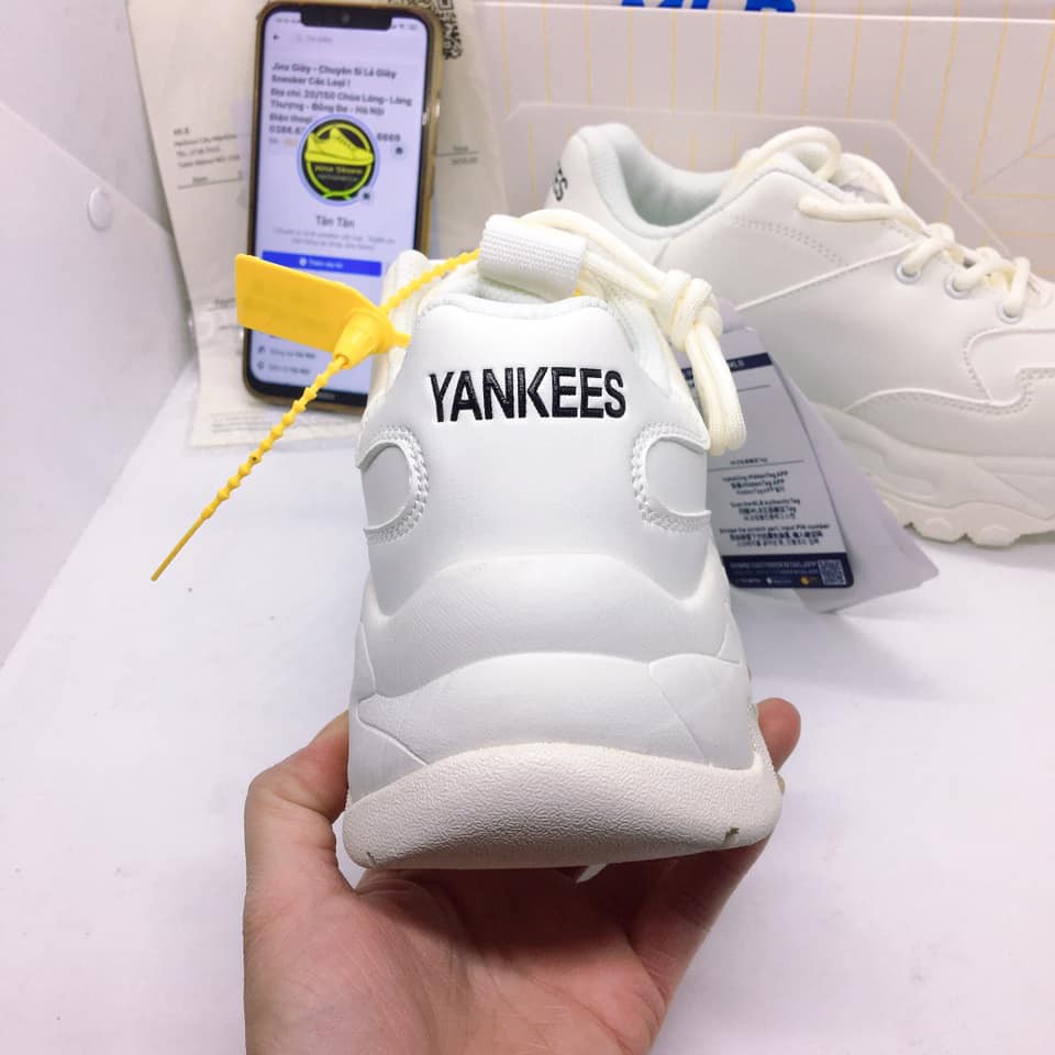 [ FREE SHIP ] Giày thể thao sneaker trắng M L B  NY CHỮ ĐEN MỚI full size, full bill box hàng 1:1 | BigBuy360 - bigbuy360.vn