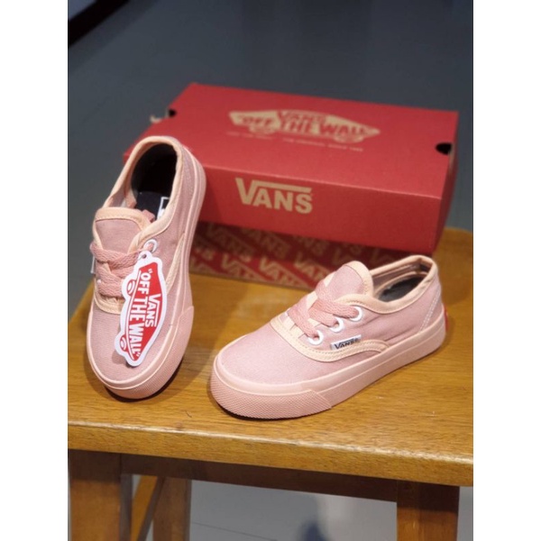 Yummy Giày VANS Màu Hồng Chính Hãng Không Có Hộp Miễn Phí