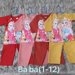 2 bộ bà ba 2 quan bé