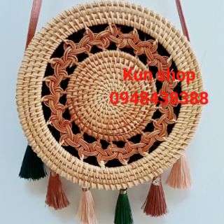 Túi mây tua rua size 20cm