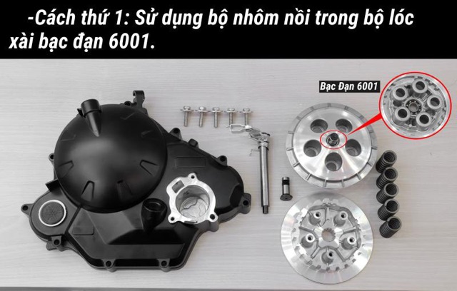 Lốc nồi côn tay ex135 up mode ex150 Sum Racing _Dochoixemaynhapkhau [ NẮP NỒI ]