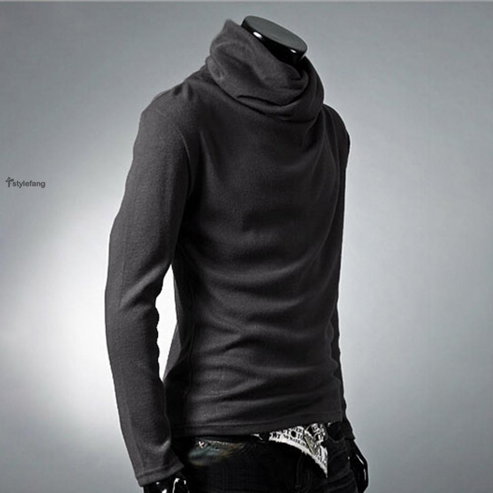 Pullover High Neck Turtleneck Slim Fit Pullover Jumper Sweater Men Tops Slim Warm Stretch New Knitwear Fashion | BigBuy360 - bigbuy360.vn