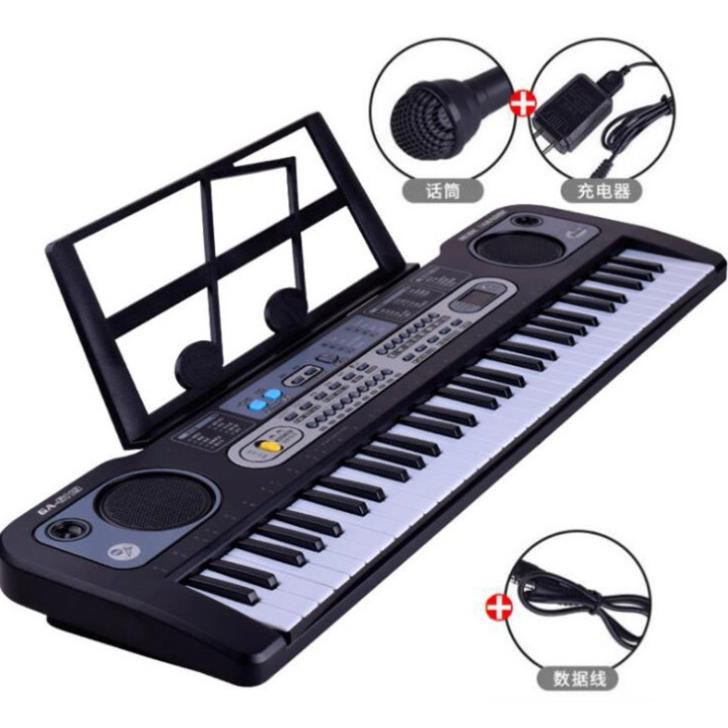 Đàn Điện Tử Piano 61 Phím Kèm mic cao cấp size lớn GA-6112