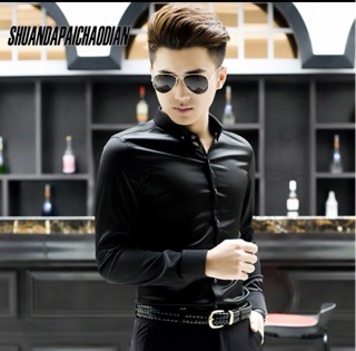 Áo sơ mi nam lụa bóng