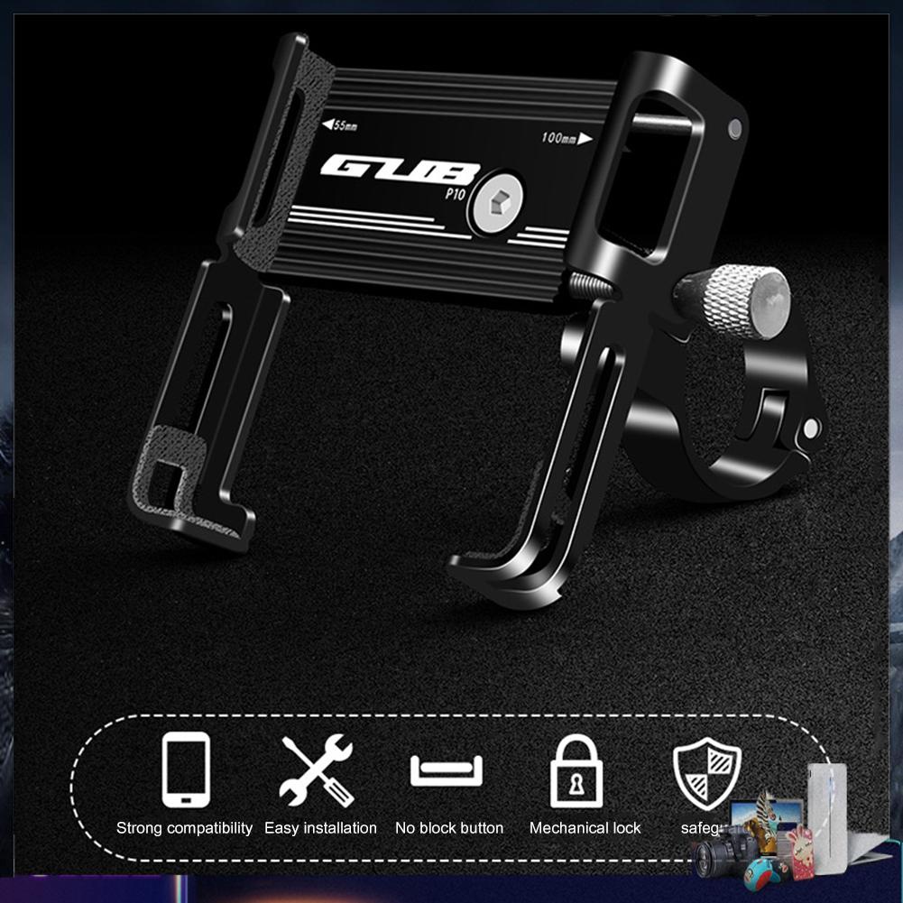Giá Đỡ Điện Thoại GUB P10 Bằng Nhôm Gắn Ghi Đông Xe Đạp