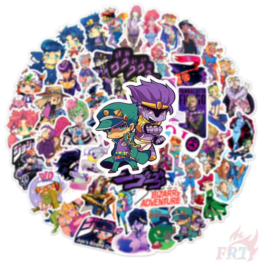 ❉ JoJo's Bizarre Adventure - Series 05 Stickers ❉ 50Pcs/Set Anime Fashion DIY Decals Doodle Stickers