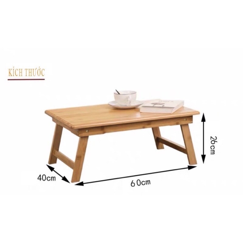 Bàn gỗ gấp gọn chân thang 40cm x 60cm loại đẹp chắc chắn