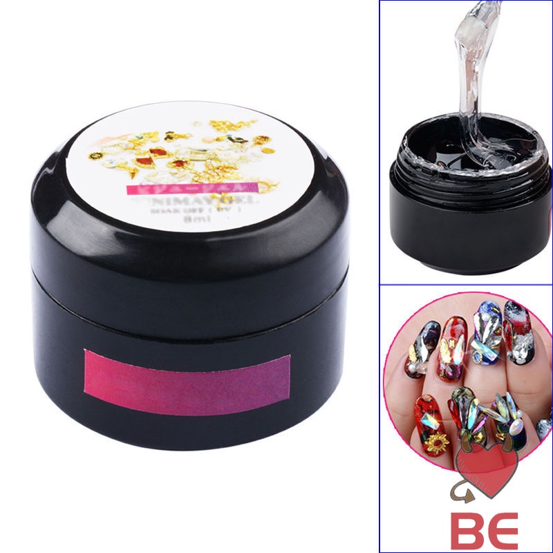 YADORNOS 8ml Keo dán móng tay UV  8ml trong suốt chuyên nghiệp