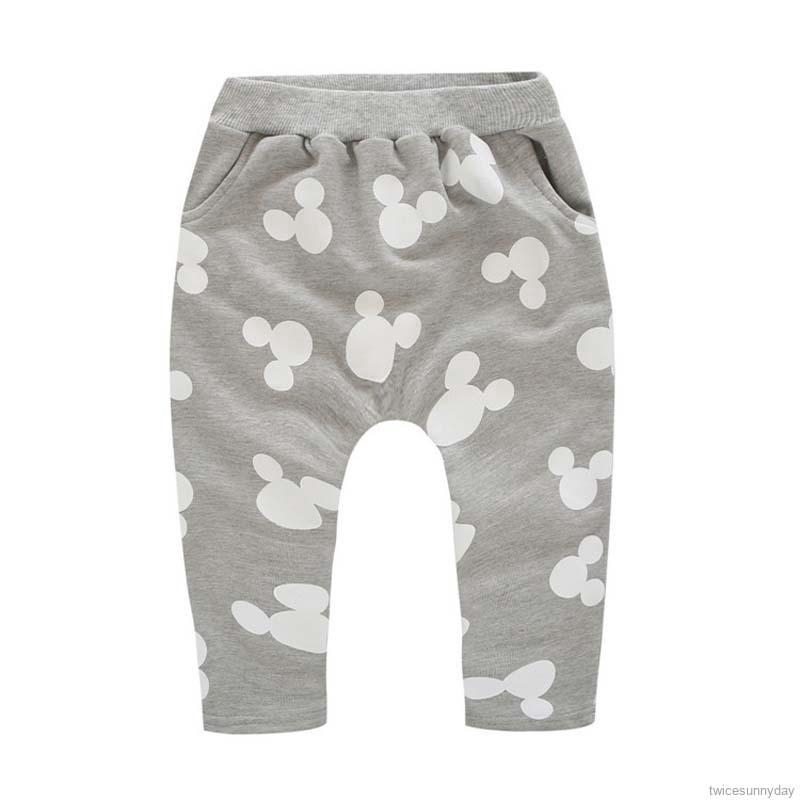 Quần dài in hình chuột Mickey cho bé