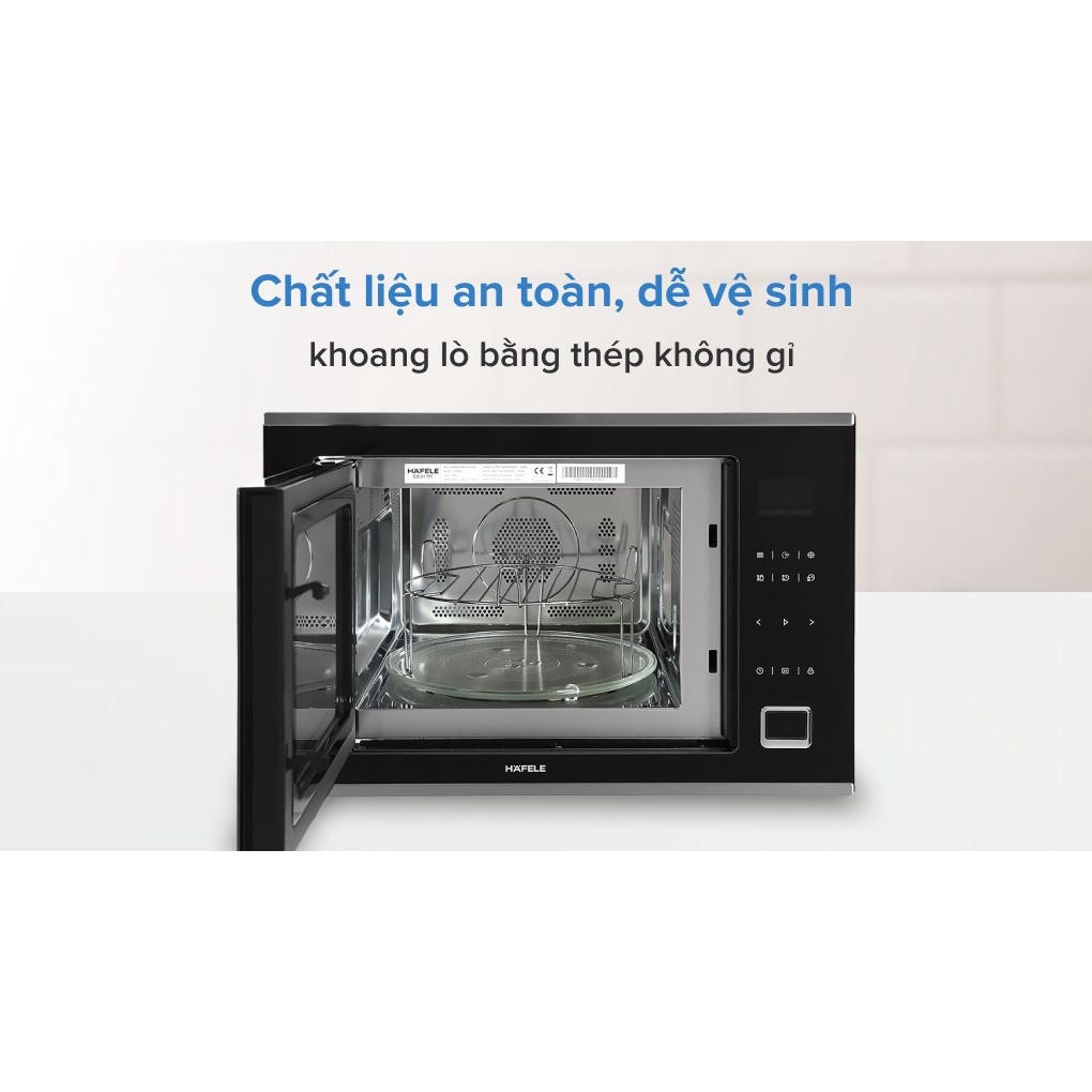 Lò vi sóng kết hợp nướng âm tủ Hafele HM-B38C 538.01.111