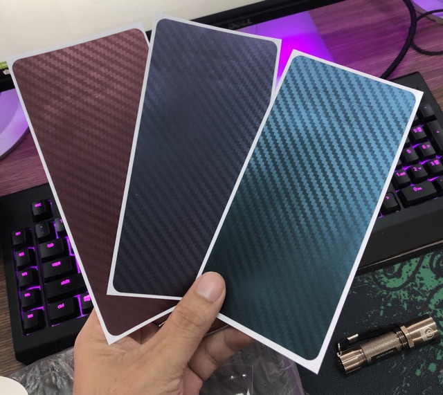 Dán Lưng Note 8 Skin vân Carbon Fiber