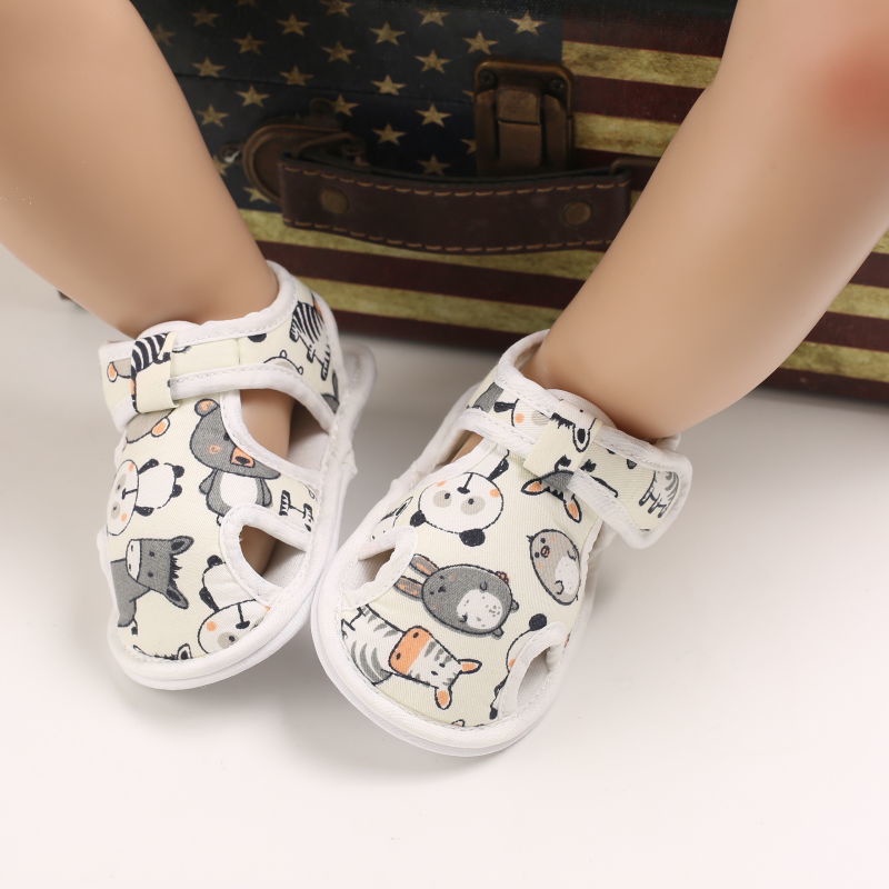 Giày tập đi đế mềm chống trơn trượt họa tiết dễ thương cho bé trai bé gái. hàng loại 1