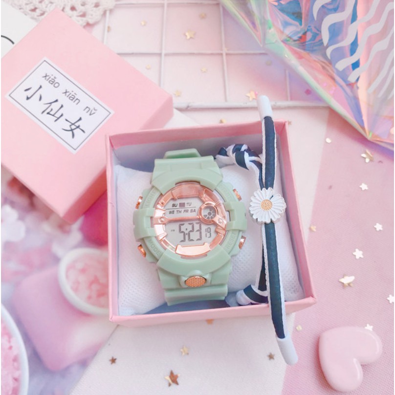 Đồng hồ điện tử nam nữ SPORT AOSUN AS01 kiểu dáng thể thao | BigBuy360 - bigbuy360.vn