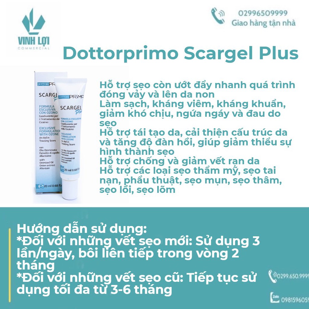Kem Liền Sẹo DottorPrimo Scargel Plus