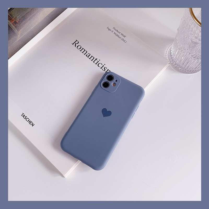 Ốp trái tim bảo vệ camera nhiều màu sắc cho iPhone 7/8 Plus X/Xs/Xr/XsMax iPhone 11/Pro/Promax - Ốp iPhone | BigBuy360 - bigbuy360.vn