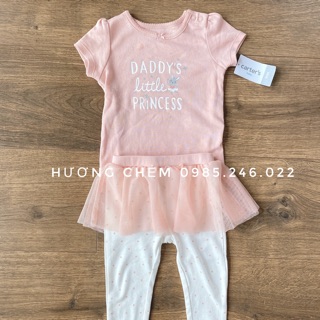 Set Carters áo body, quần váy