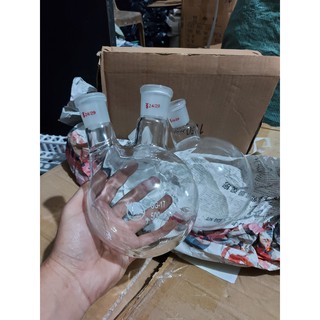 binh cầu thủy tinh 2 cổ 24/29