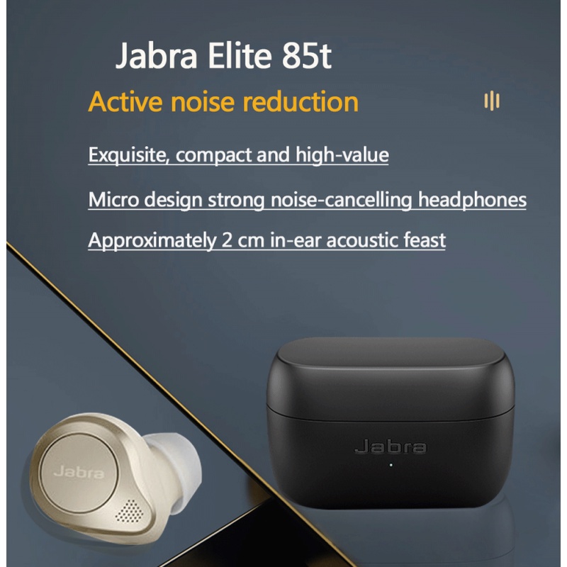 Tai nghe thể thao không dây bluetooth 5.0 Jabra Elite 85t giảm tiếng ồn chất lượng cao