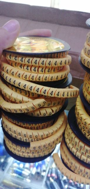 Vòng đánh số dây cáp line từ 0 đến 9