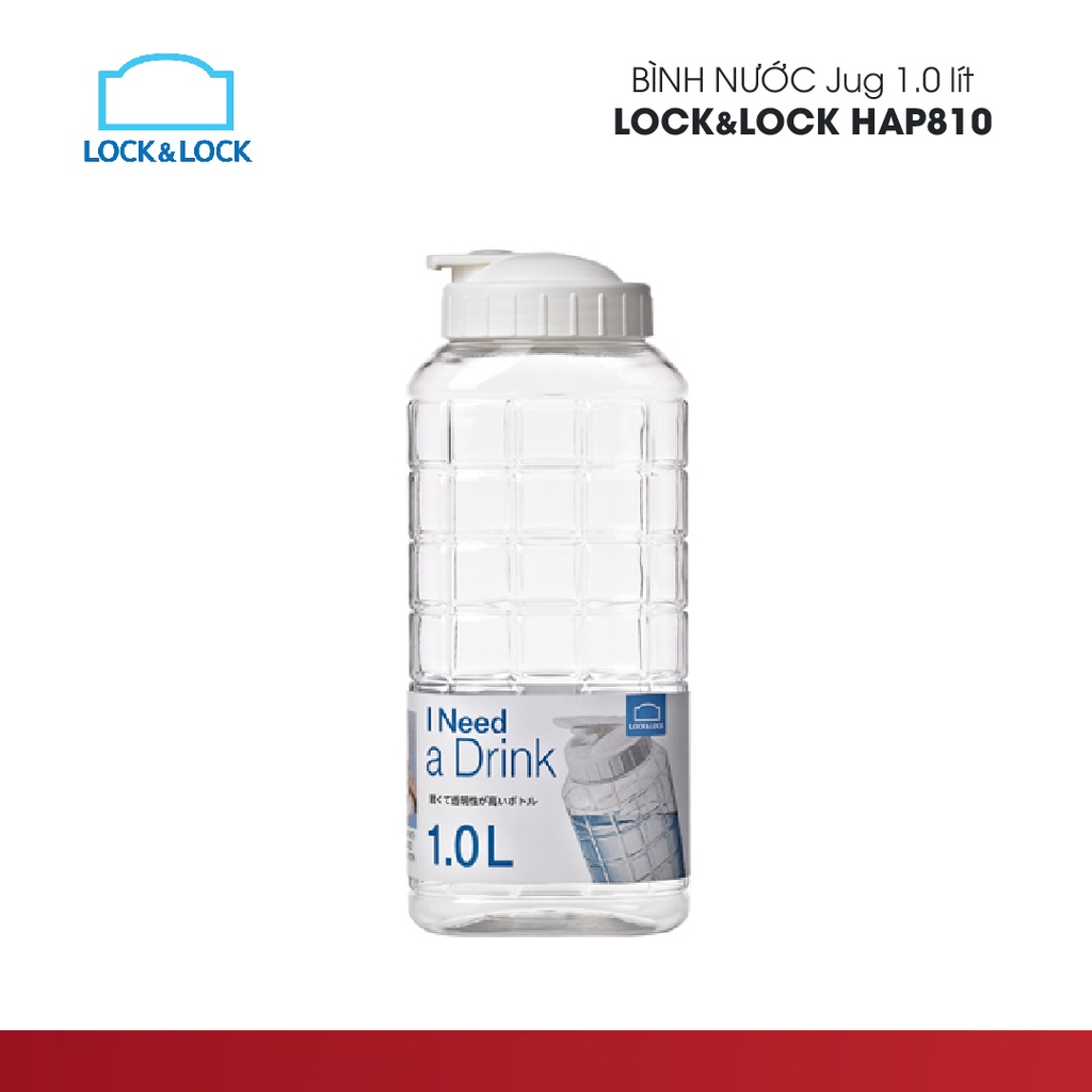 Bình Nước Jug Lock&Lock HAP810 (1 Lít ) - Hàng Chính Hãng
