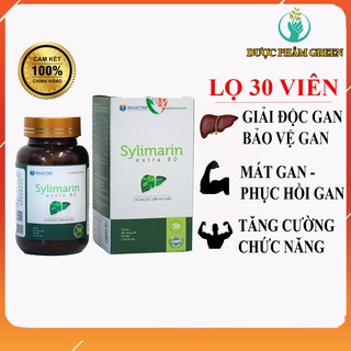 Viên uống Bổ Gan Sylimarin extra 80 Hỗ trợ giải độc gan, Làm mát gan, Hạ men gan, Tăng cường chức năng gan - HỘP 30 viên