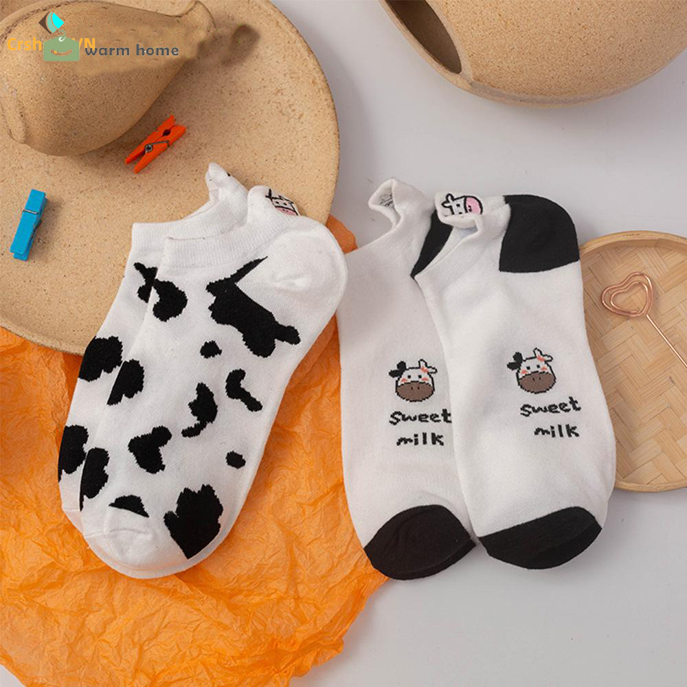 1 Đôi Tất Cotton Họa Tiết Hoạt Hình Xinh Xắn Theo Phong Cách Nhật Bản
