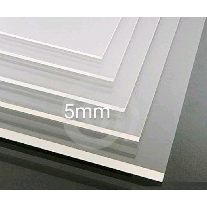 Tấm nhựa mica trong suốt nhiều kích thước, dày 5mm, nhận cắt kích thước theo yêu cầu