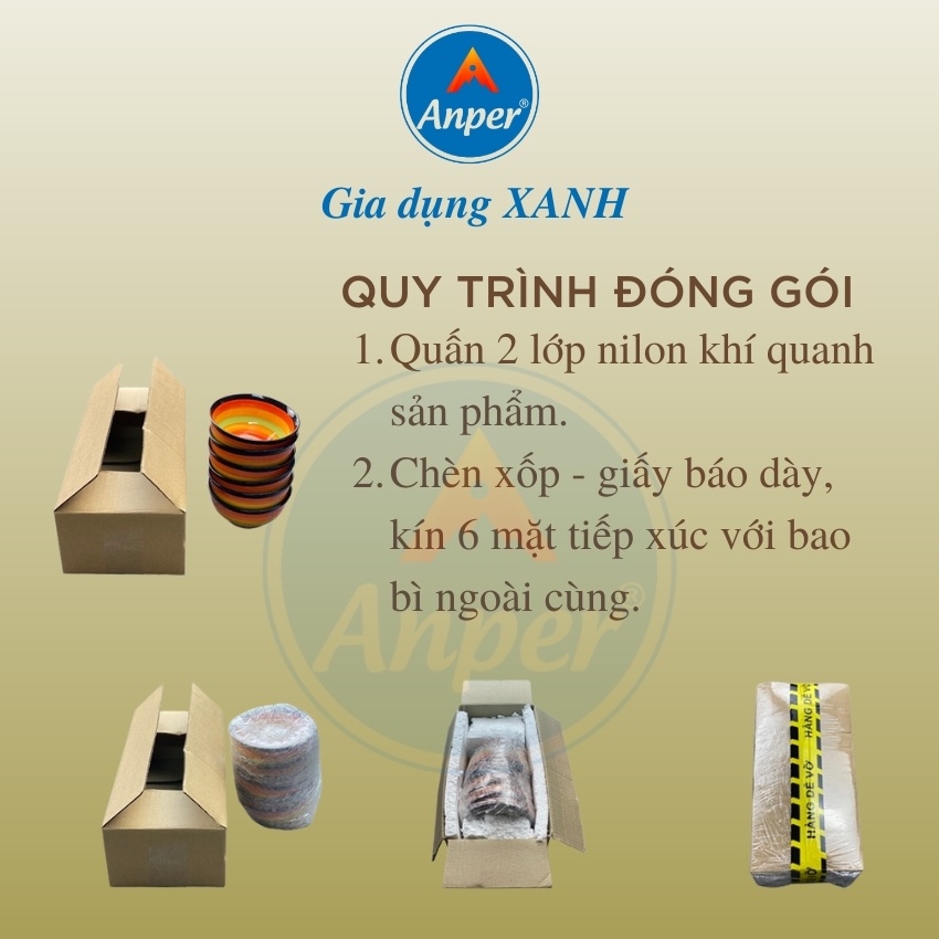 Chén ăn cơm 11cm nhựa Melamine  ANPER cao cấp nhật hàn  bát ăn cơm nhựa đẹp gia đình và nhà hàng