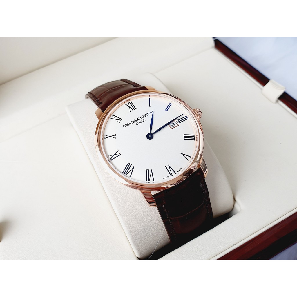 Đồng hồ nam chính hãng Frederique Constant FC-306MR4S4 thuộc dòng Slimline - Máy cơ Automatic - Kính Sapphire