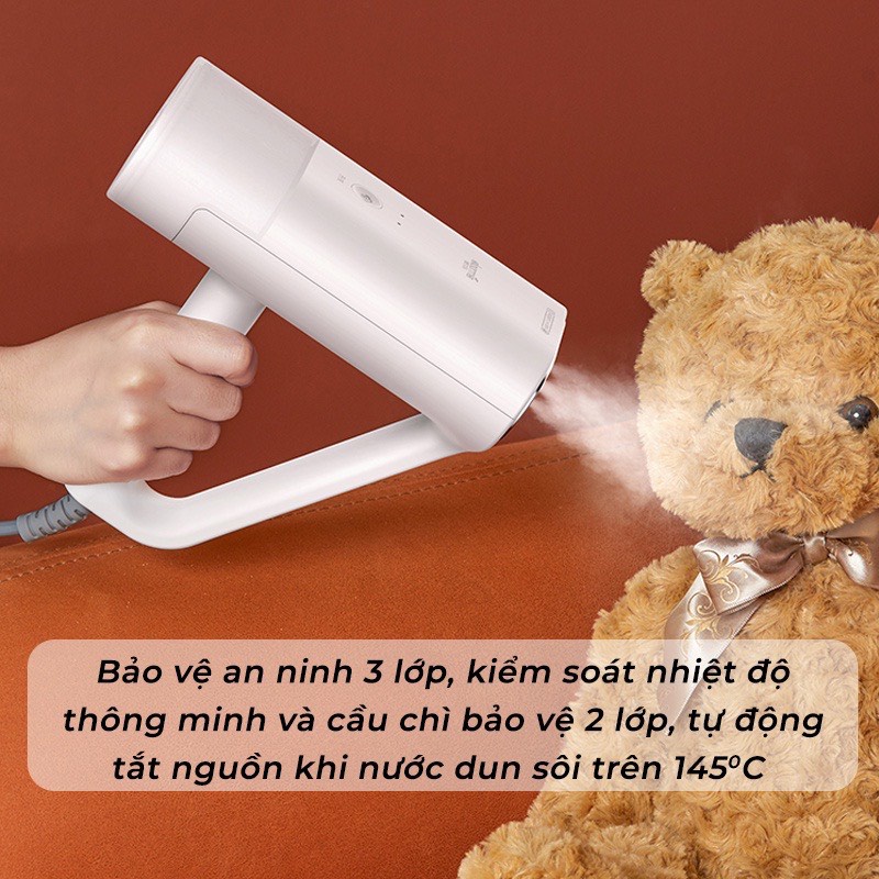 Bàn là hơi nước Xiaomi Mijia Zanjia ZJ GT-306LW bàn ủi hơi nước cầm tay nhỏ gọn công suất 1200W là phẳng các loại vải