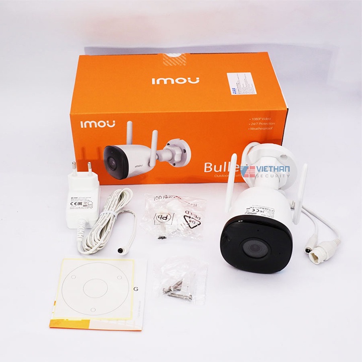 Camera Wifi Imou F22P , F22FP 1080P Ngoài trời , Có màu Full HD ,Tích hợp mic dùng để thu âm,Phát hiện con người - BH 24