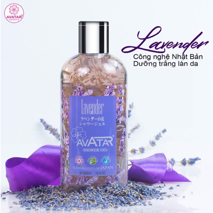 Sữa Tắm Chiết Xuất Từ Cánh Hoa Thiên Nhiên Avatar Shower Gel 500ml