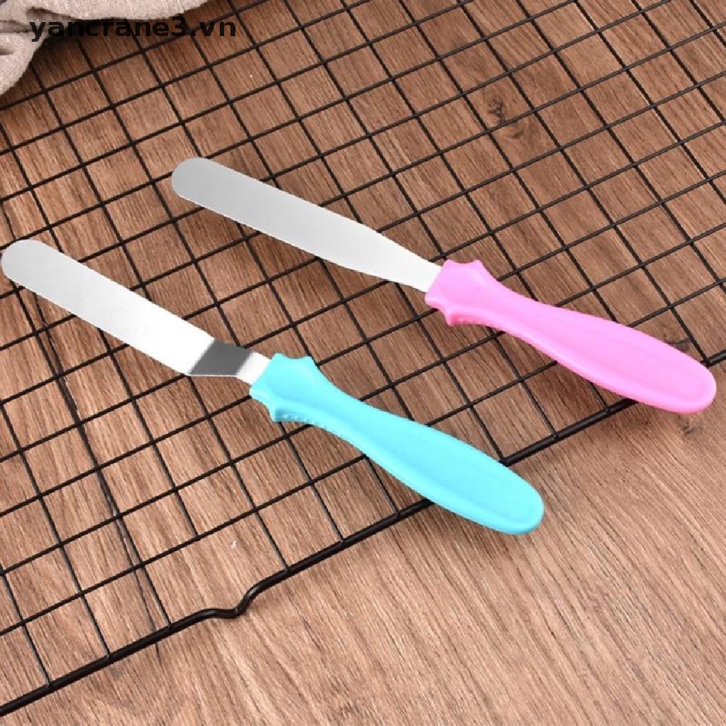 Set 3 dao phết kem trang trí bánh bằng thép không gỉ