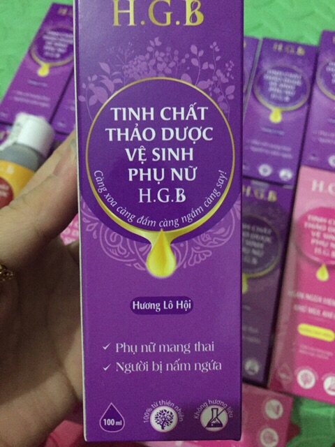 Tinh chất thảo dựợc vệ sinh phụ nữ HGB -viện phụ sản khuyên dùng