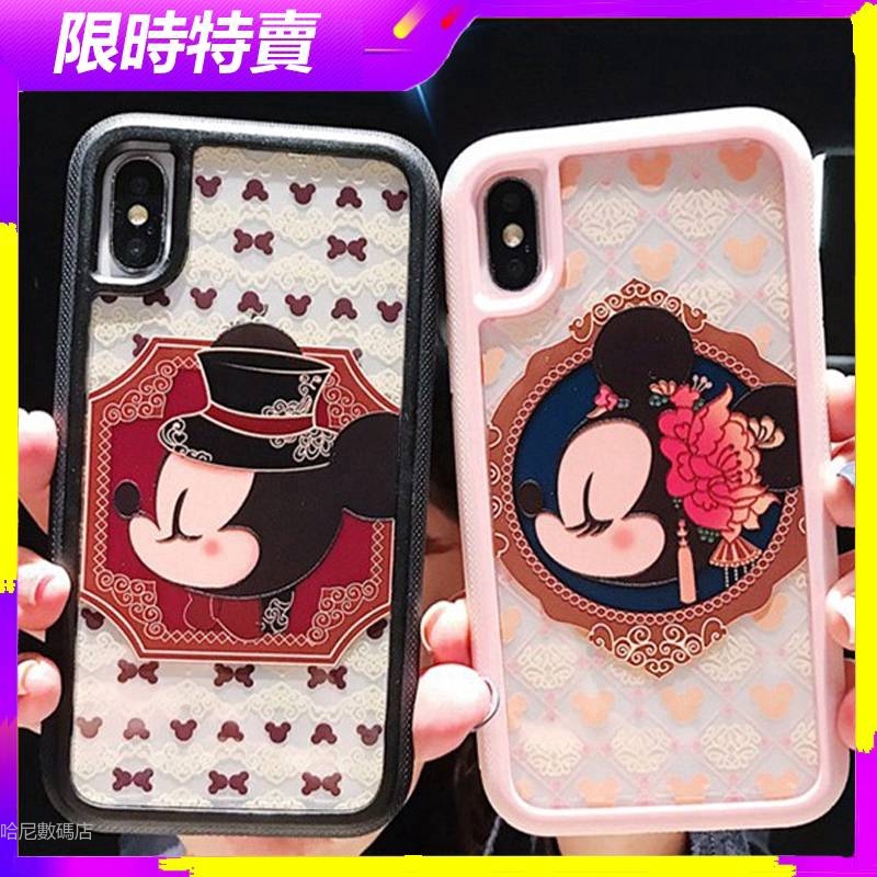 Ốp Điện Thoại Chống Va Đập In Hình Chuột Mickey Minnie Cho Iphone 11 Pro Xs Max I6s I7 8 Plus Se2