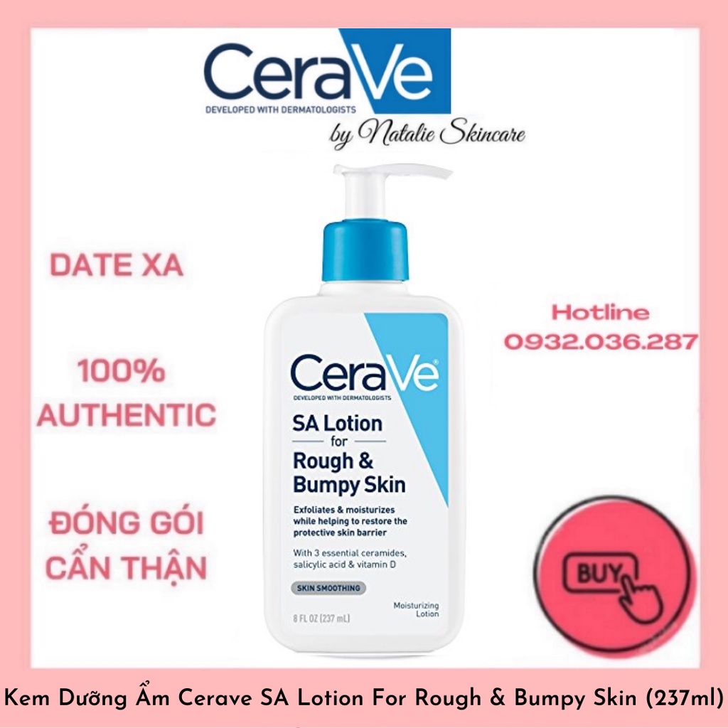 Kem Dưỡng Ẩm Cerave SA Lotion For Rough & Bumpy Skin (237ml)