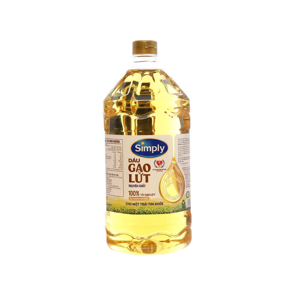 Dầu Simply Gạo Lứt 2L