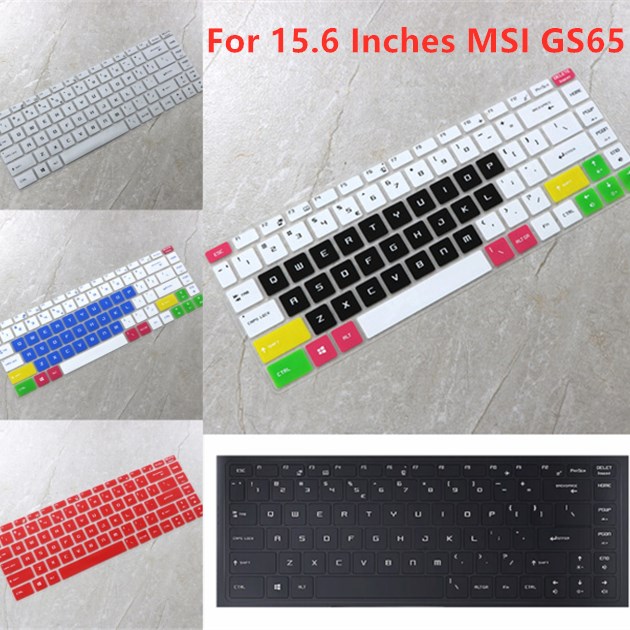 Miếng Dán Bàn Phím Silicon Mềm Siêu Mỏng Cho Laptop 15.6 Inch Msi Gs65 I7
