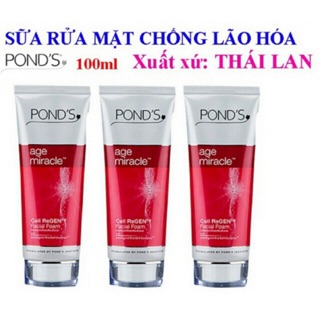 SỮA RỬA MẶT POND'S - Age Miracle Cell Regen Facial Foam 100g