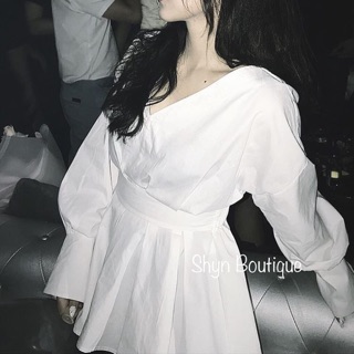 Áo sơ mi trắng chiết eo ❤️