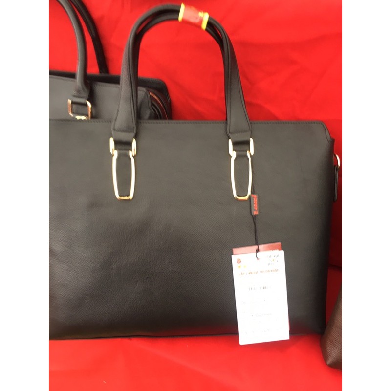 Cặp cán bộ cao cấp da thật C232DT-05 chính hãng Ladoda