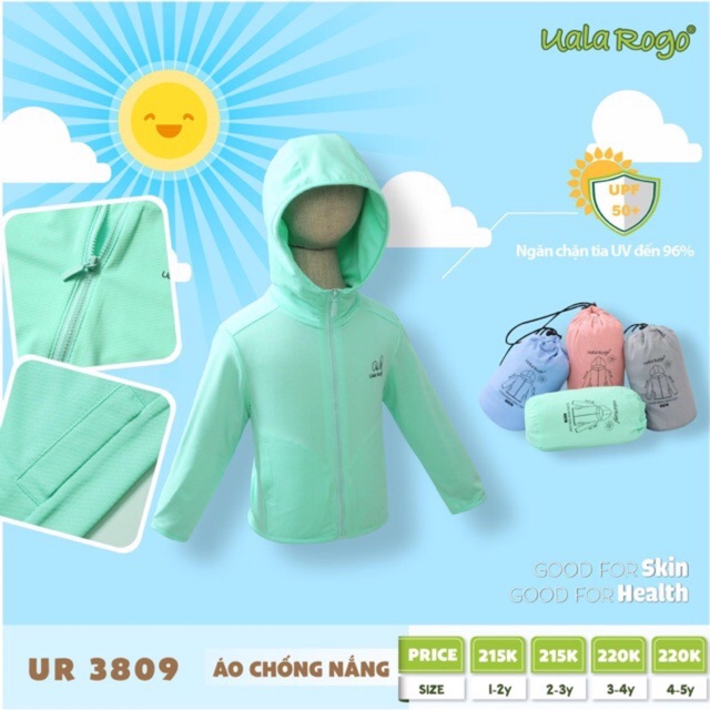 Áo chống nắng uala rogo