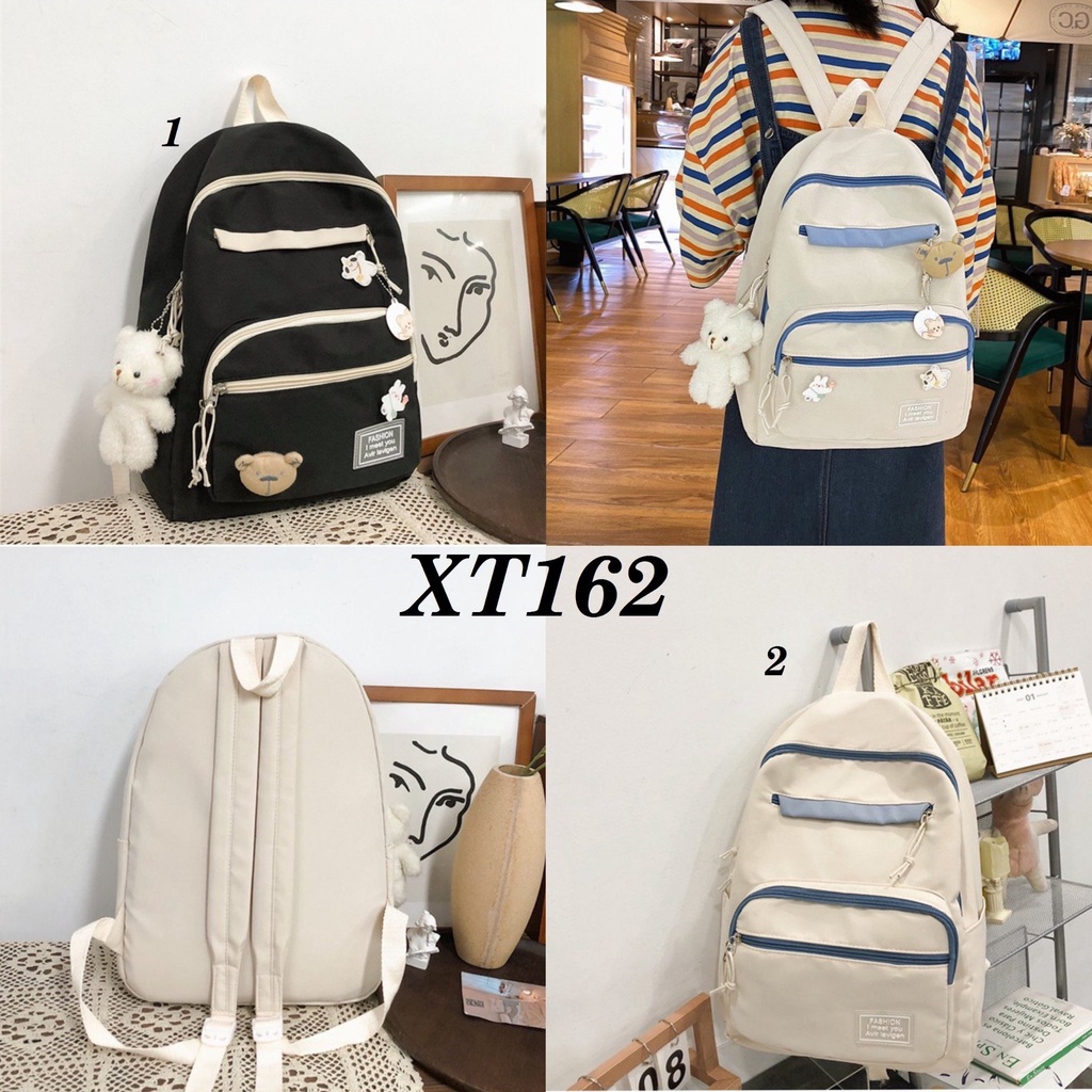 Balo ulzzang chống nước thời trang, cá tính cho nam nữ, cặp đi học unisex dễ thương