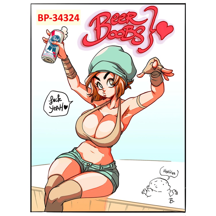 Tranh dán tường quán nhậu cực chất in khổ lớn chất liệu lụa 3D, xé không rách, lau chùi thoải mái.