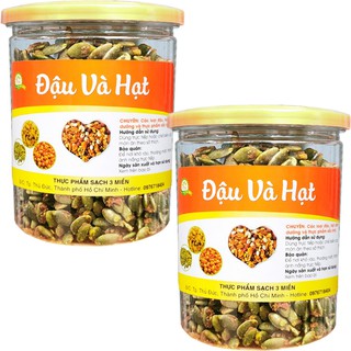 Nhân hạt bí rang tỏi ớt giòn ngon mỗi hũ 250g hiệu tps