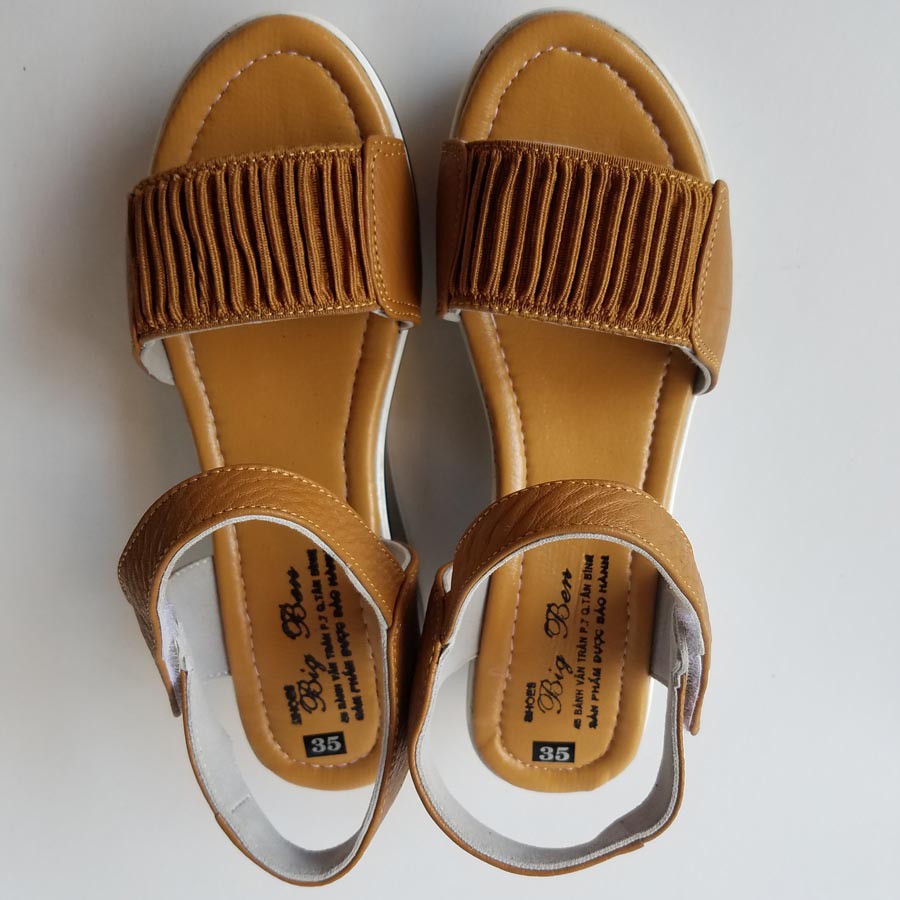 Giày Da Cao Cấp HKT Shop SanDan Nữ Da Bò Thật SD244