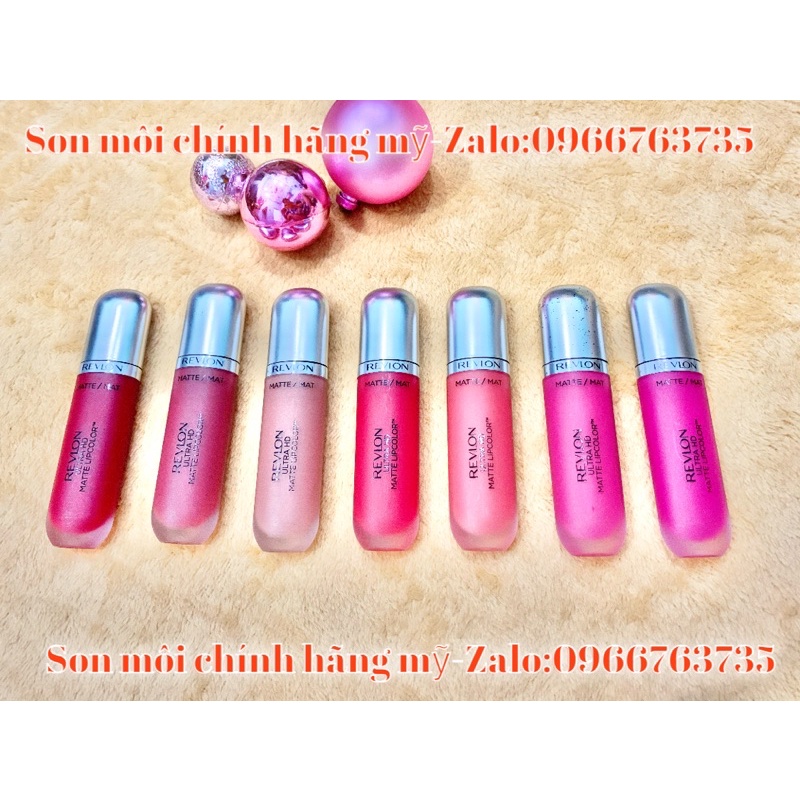 Son Revlon Ultra HD Matte Lipcolor chính hãng mỹ