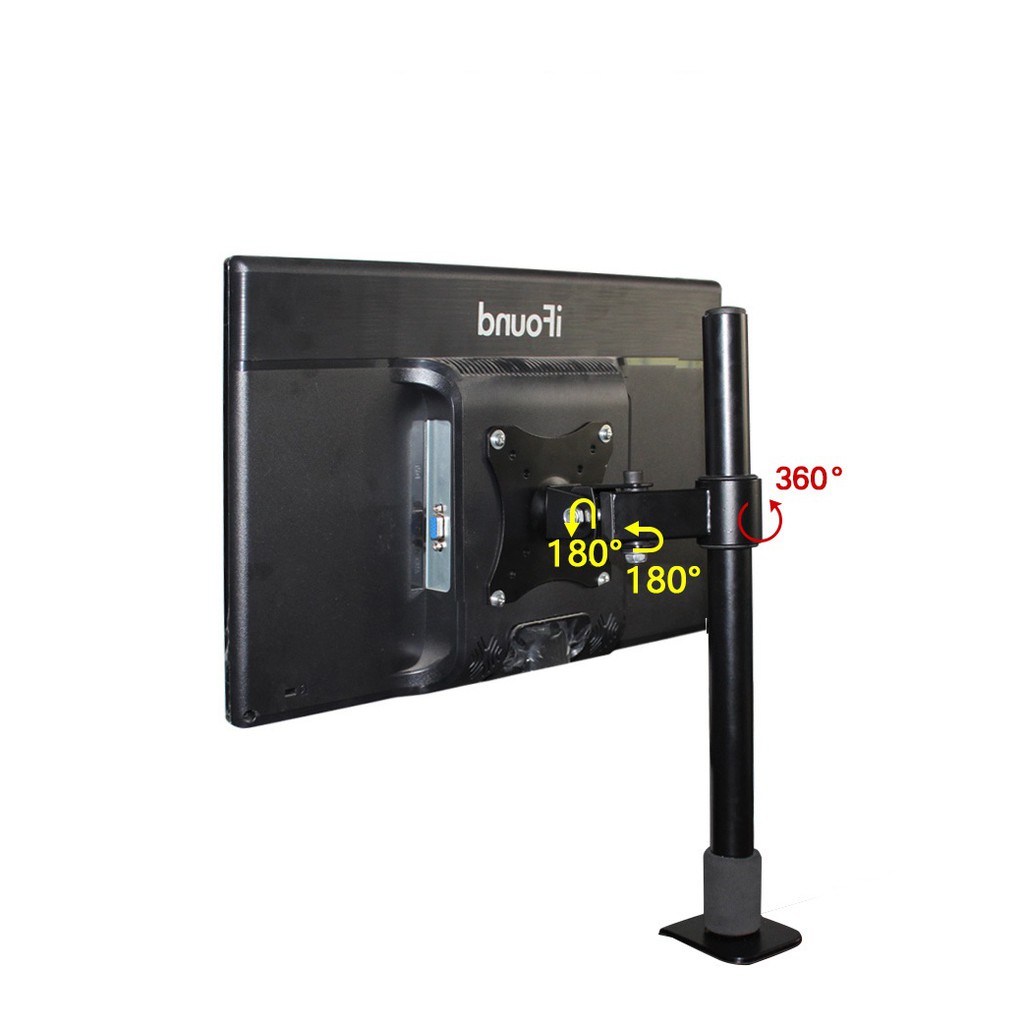 Giá đỡ màn hình xl03, Arm màn hình lcd cao cấp M051 tay dài 38cm tải 8kg xoay màn hình 360 độ