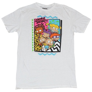 Áo thun S2 hình Rugrats Nicktoons nhiều màu sắc phong cách mới 90s\n